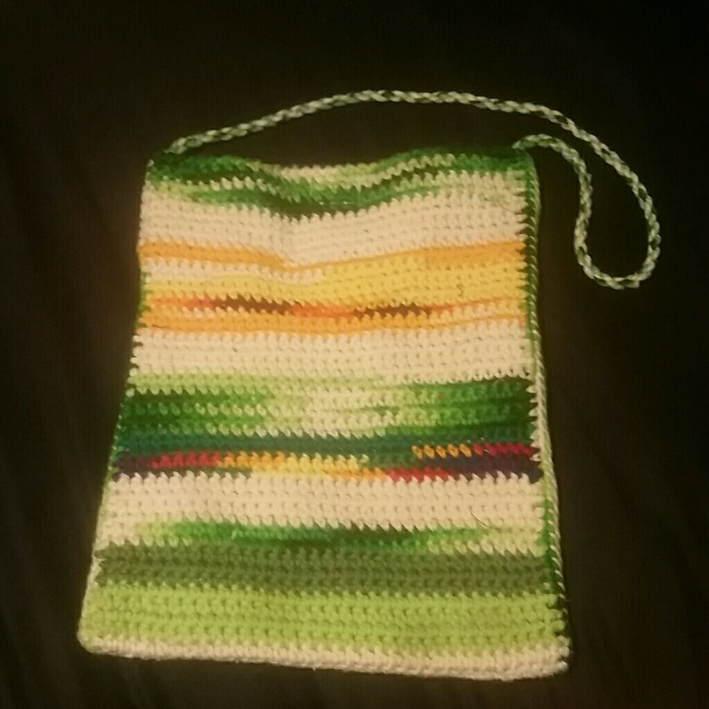 Vintage Handmade Crochet Purse